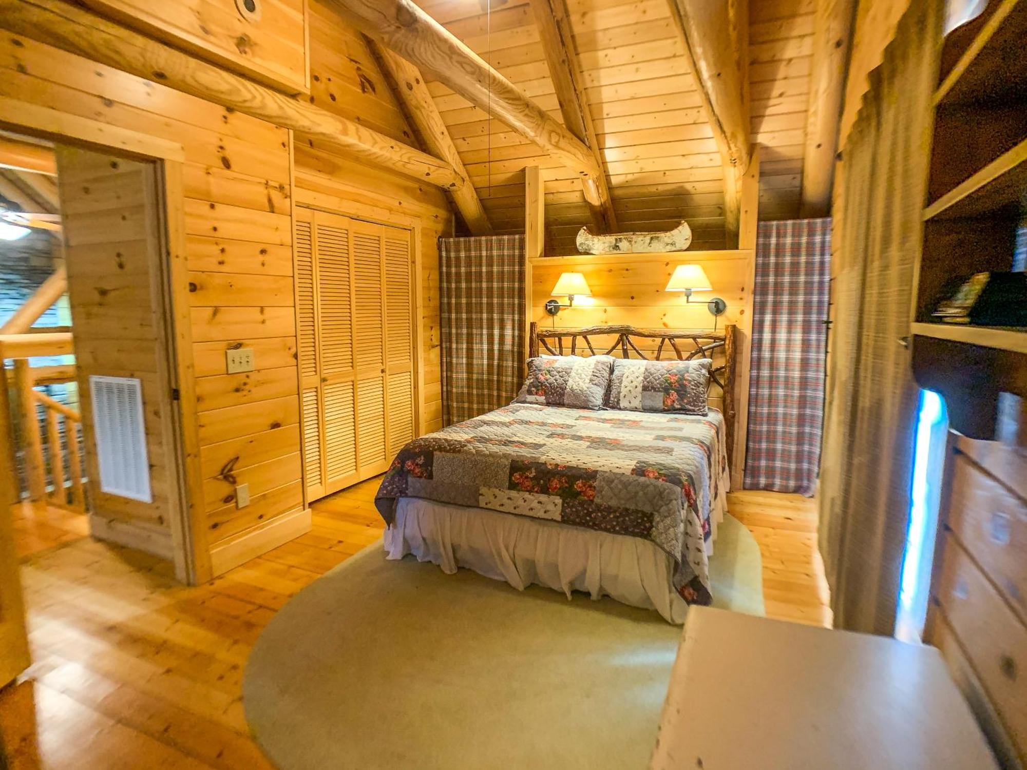 Pine Log Lodge Jefferson المظهر الخارجي الصورة