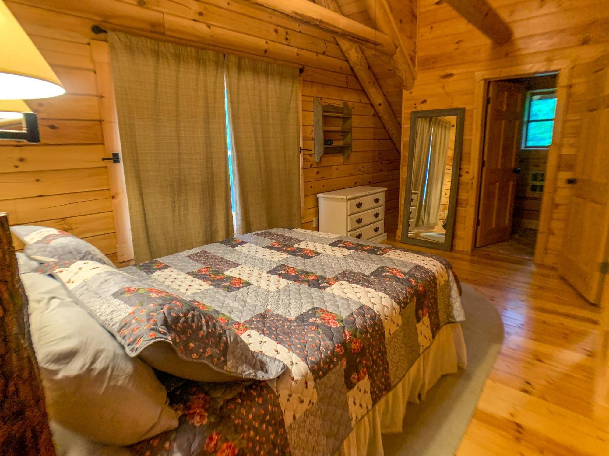 Pine Log Lodge Jefferson المظهر الخارجي الصورة