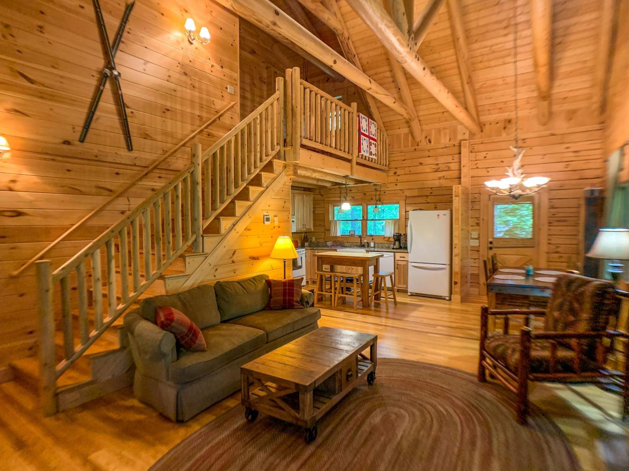 Pine Log Lodge Jefferson المظهر الخارجي الصورة