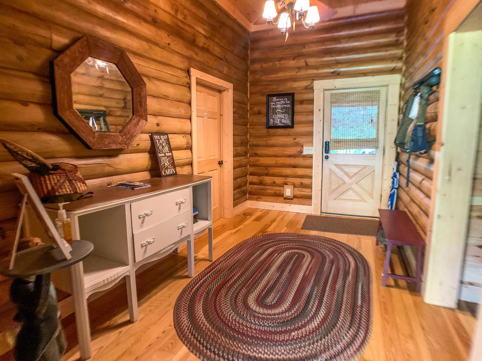 Pine Log Lodge Jefferson المظهر الخارجي الصورة